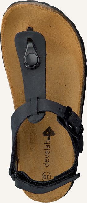 Zwarte DEVELAB Platte sandalen 48179 Zwarte DEVELAB Platte sandalen 48179 - large