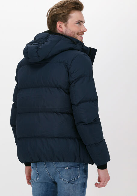 Blauwe CALVIN KLEIN Gewatteerde jas CRINKLE NYLON PUFFA JACKET - large
