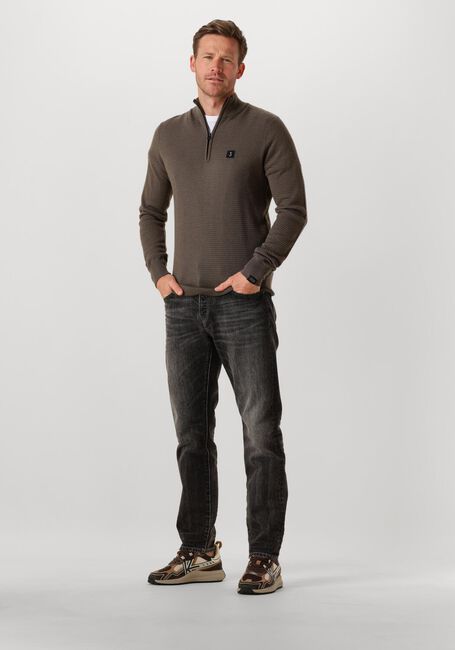 Olijf BUTCHER OF BLUE Trui STRUCTURE HALFZIP - large
