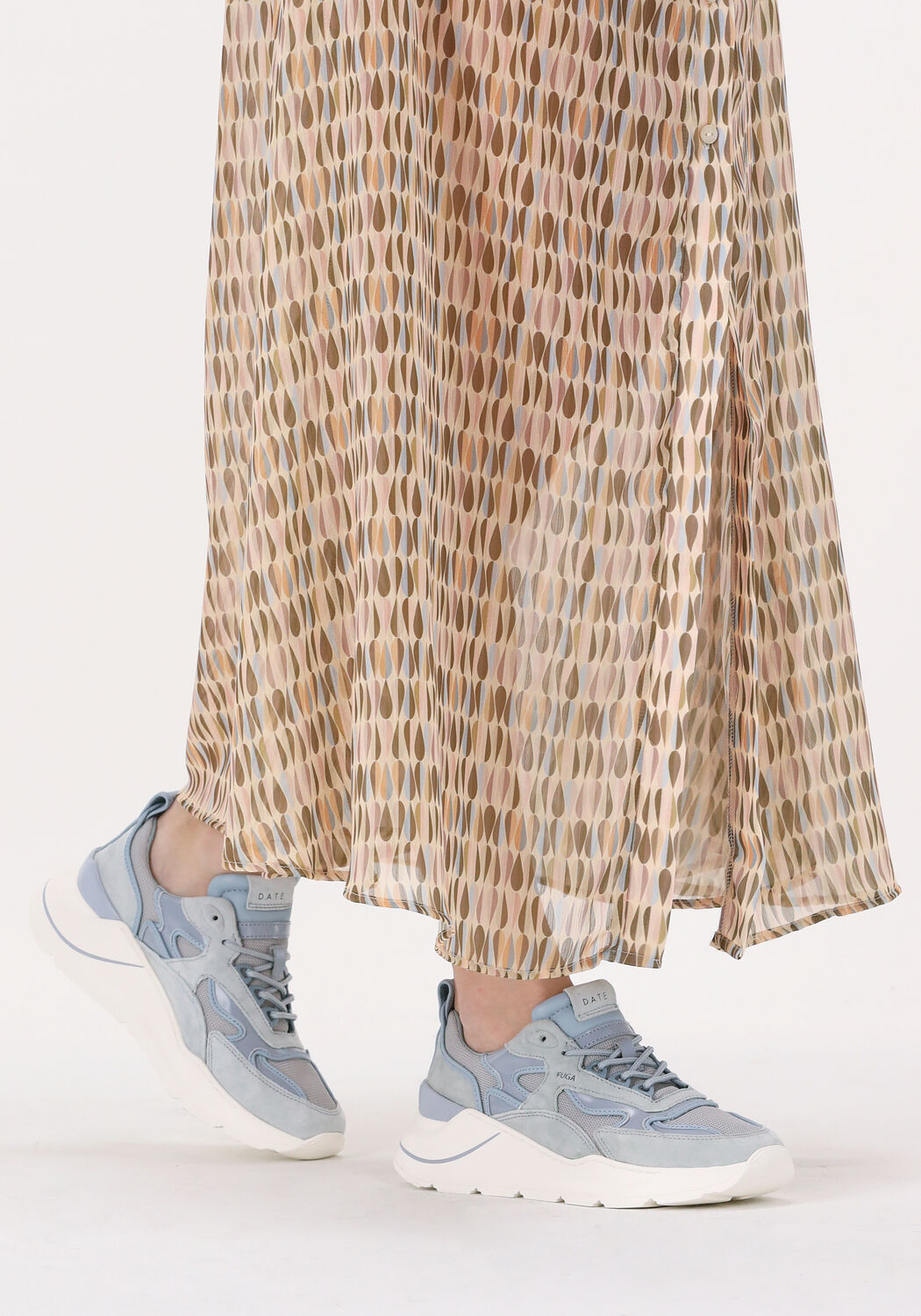 Blauwe D.A.T.E Lage sneakers FUGA DAMES - large