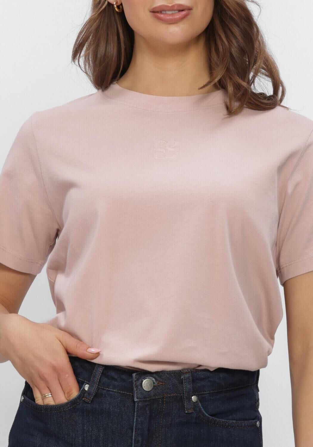 Lichtroze MY ESSENTIAL WARDROBE T-shirt SEATTLEMW LOGO EMB. TEE - large