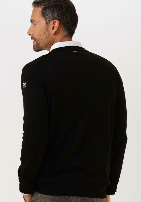 Zwarte VANGUARD Trui R-NECK 100% MERINO WOOL EXTRAFINE - large