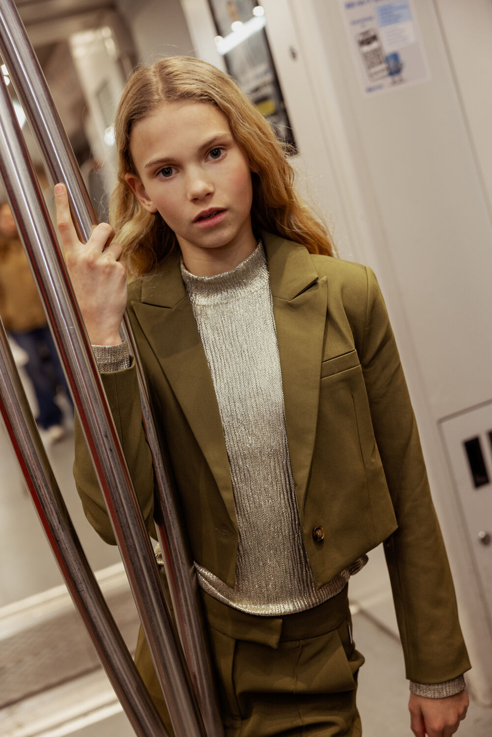 Groene AI&KO Blazer ARIEL VIS 345 G - large