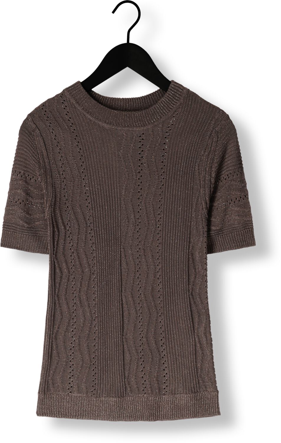 OBJECT Dames Tops & T-shirts Objfriella Knit S s Sli Pullover Groen