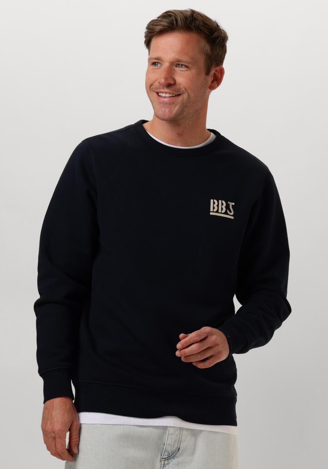 BUTCHER OF BLUE Heren Truien & Vesten Army 13 Crew Donkerblauw