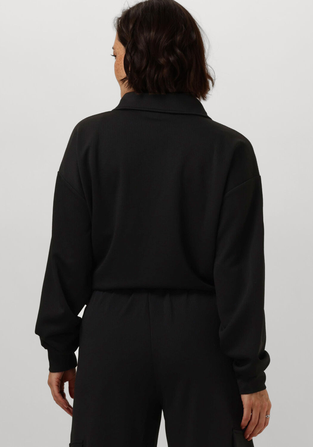 zwarte refined department blouse loes