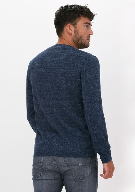 Donkerblauwe TOMMY JEANS Trui TJM SLUB GRINDLE SWEATER - large