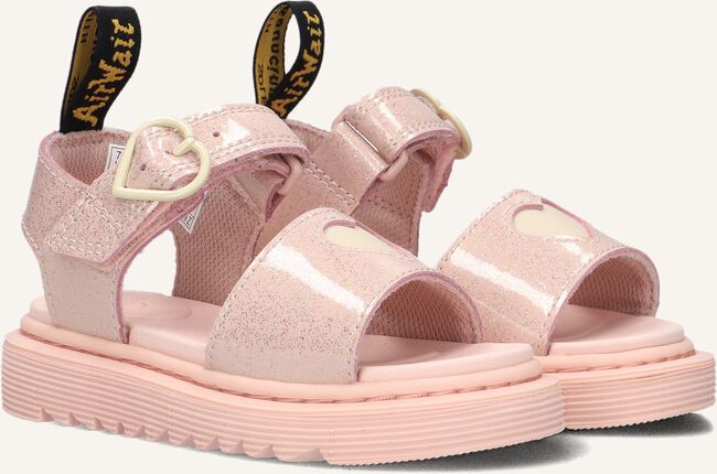 Roze DR MARTENS Platte sandalen MARLOWE HEARTS K Roze DR MARTENS Platte sandalen MARLOWE HEARTS K - large