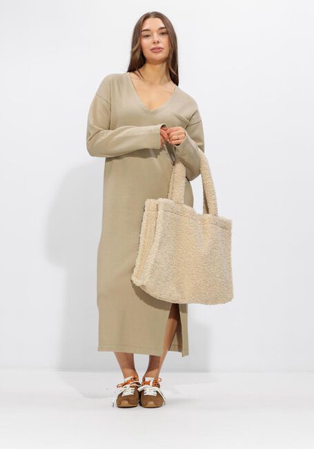 Bruine PENN & INK Midi jurk DRESS PRINT - large