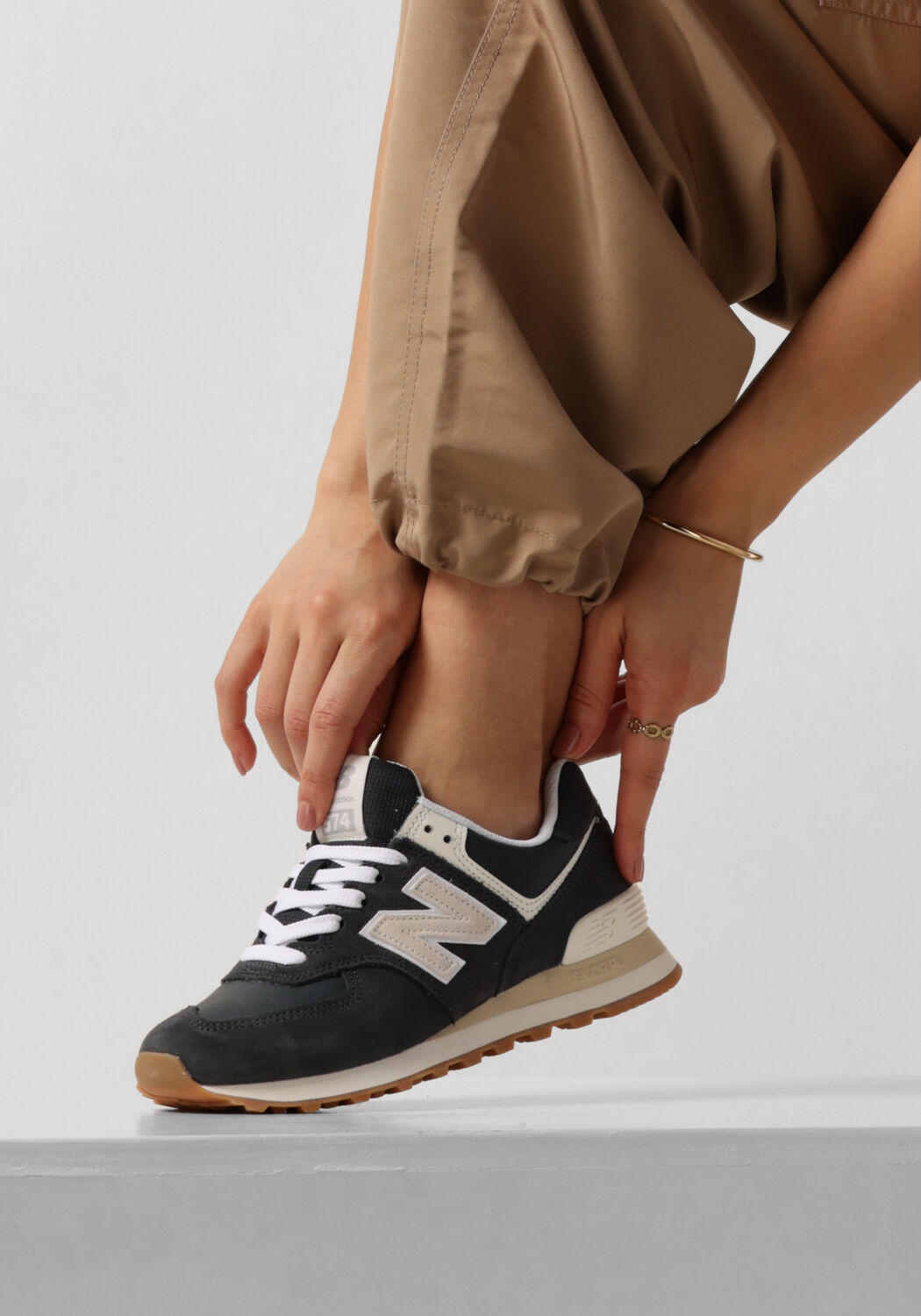 Blauwe NEW BALANCE Lage sneakers WL574 Omoda