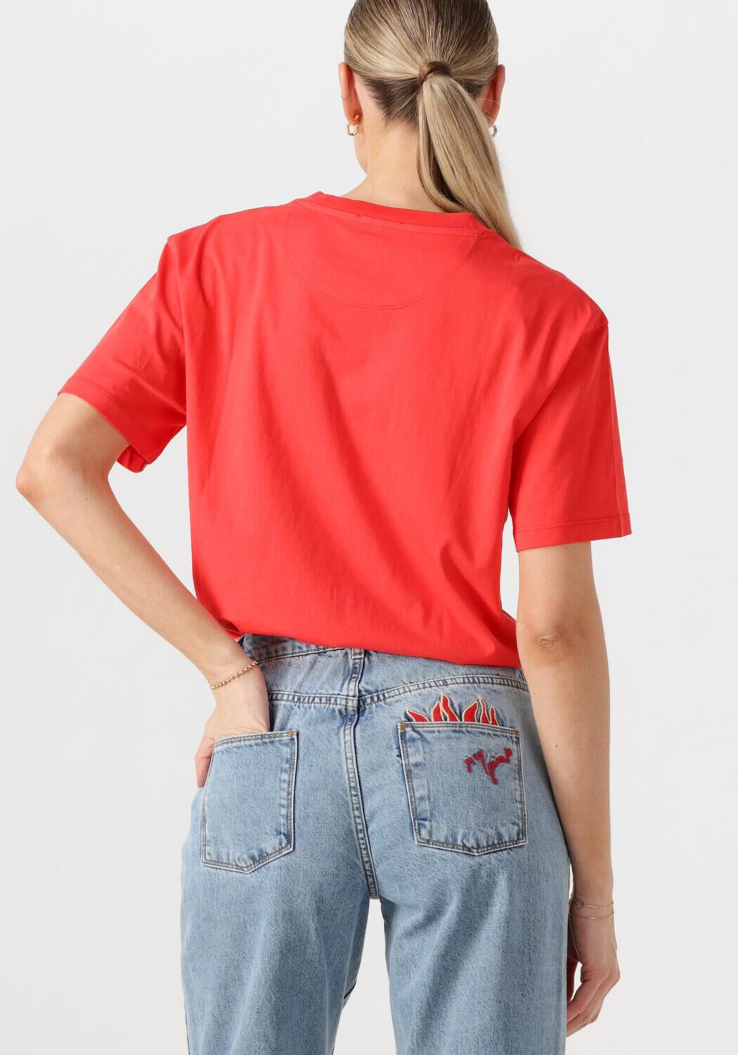 HARPER & YVE Dames Tops & T-shirts Rhinestone-ss Rood