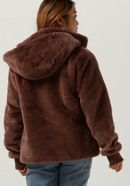 Bordeaux MOSCOW Faux fur jas EVELYN - large