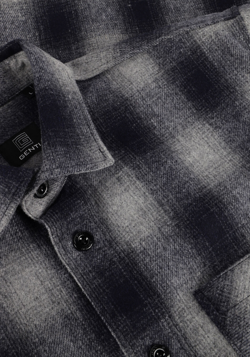 Grijze GENTI Overshirt S1300-1300 - large