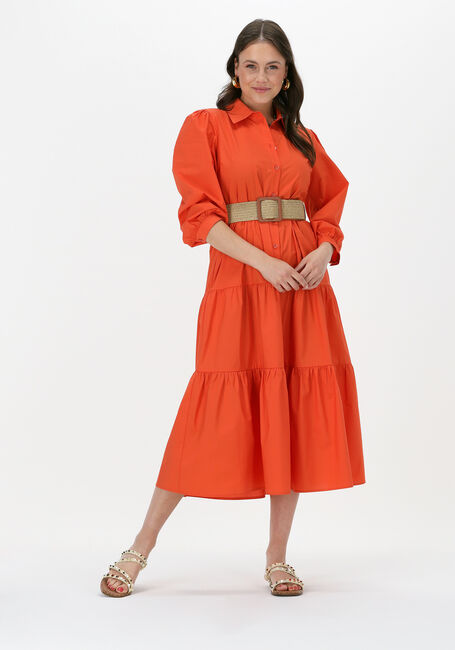 Oranje LIU JO Midi jurk ABITO TS.NAV T4883 SUNRISE - large