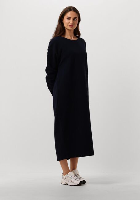 Blauwe PENN & INK Midi jurk 098 DRESS - large
