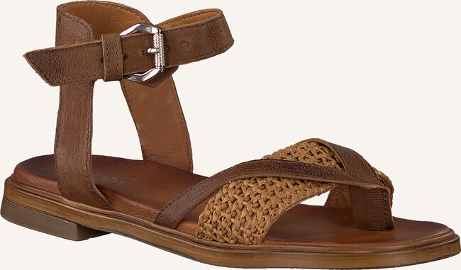 Cognac OMODA Platte sandalen M05058 Cognac OMODA Platte sandalen M05058 - large