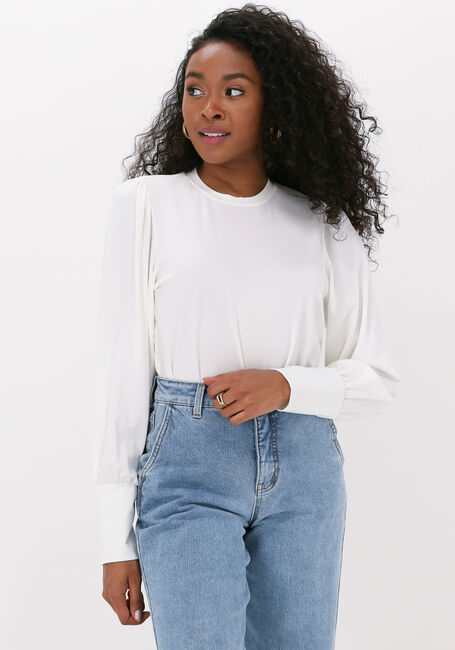 Gebroken wit OBJECT Top ANNIE L/S TOP - large