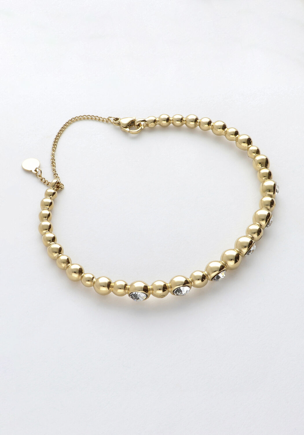 Goudkleurig NOTRE-V Armbanden BANGLE STONE CRYSTAL