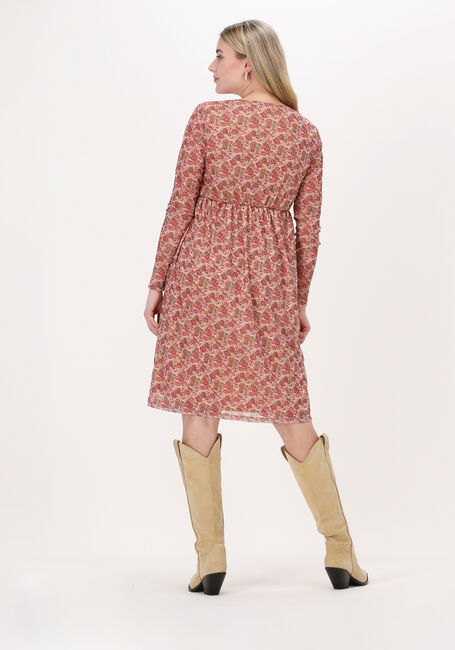 Roze NA-KD Midi jurk RECYCLED WRAP MESH DRESS - large