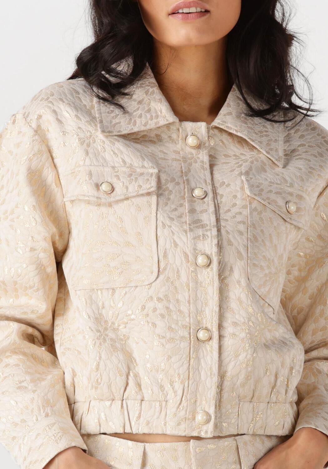 AMAYA AMSTERDAM Dames Jassen Salia Jacket Beige
