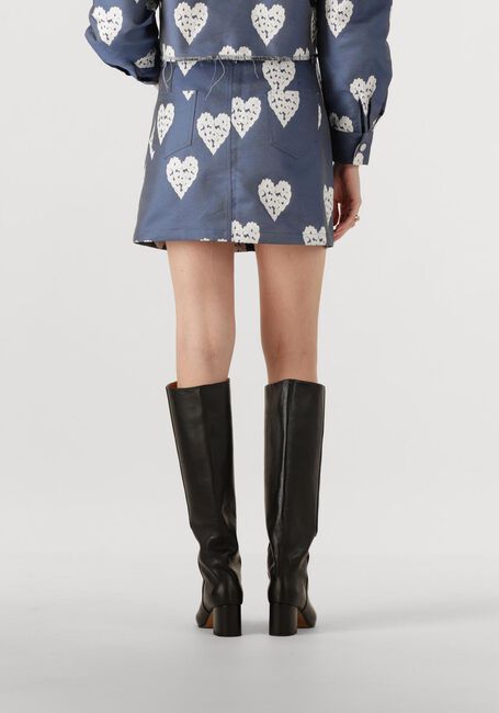 Blauwe STUDIO AMAYA Minirok STAR SKIRT - large