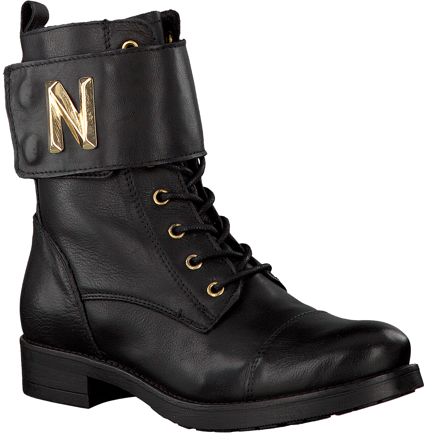 Zwarte NIKKIE Veterboots DAKOTA BOOT | Omoda Zwarte NIKKIE Veterboots DAKOTA BOOT | Omoda