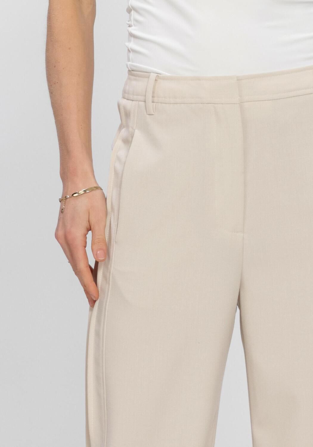 Ecru SECOND FEMALE Broeken BLANCA WAISTCOAT - large