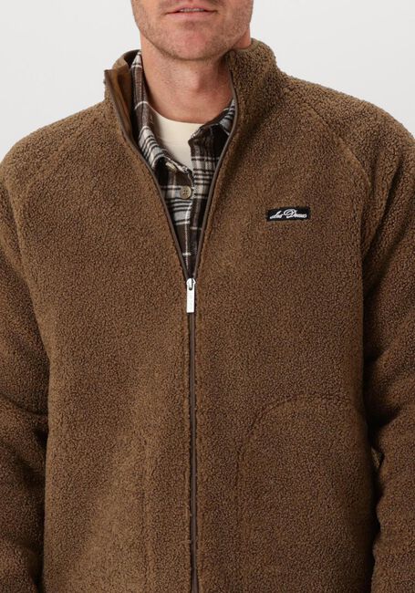 Bruine LES DEUX Teddy jas CREED TEDDY JACKET - large