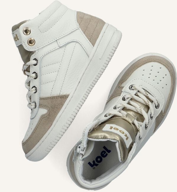 Witte KOEL4KIDS Hoge sneakers 23M005 Witte KOEL4KIDS Hoge sneakers 23M005 - large