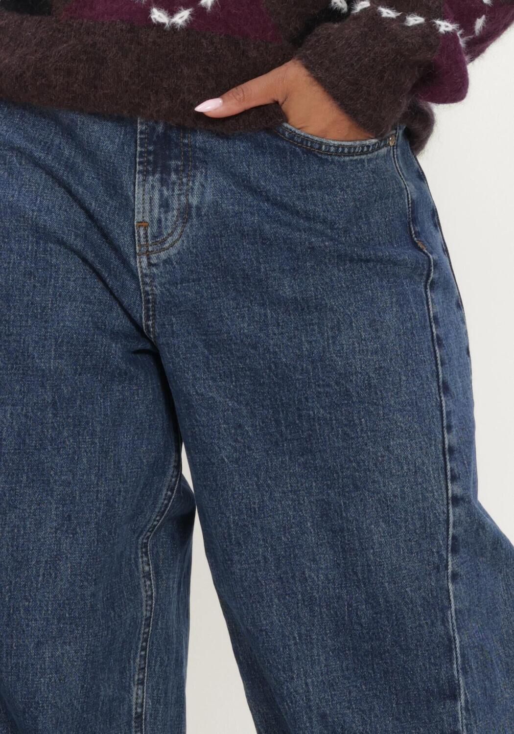 Blauwe STUDIO ANNELOES Wijde broek Frenkie balloon trousers - large