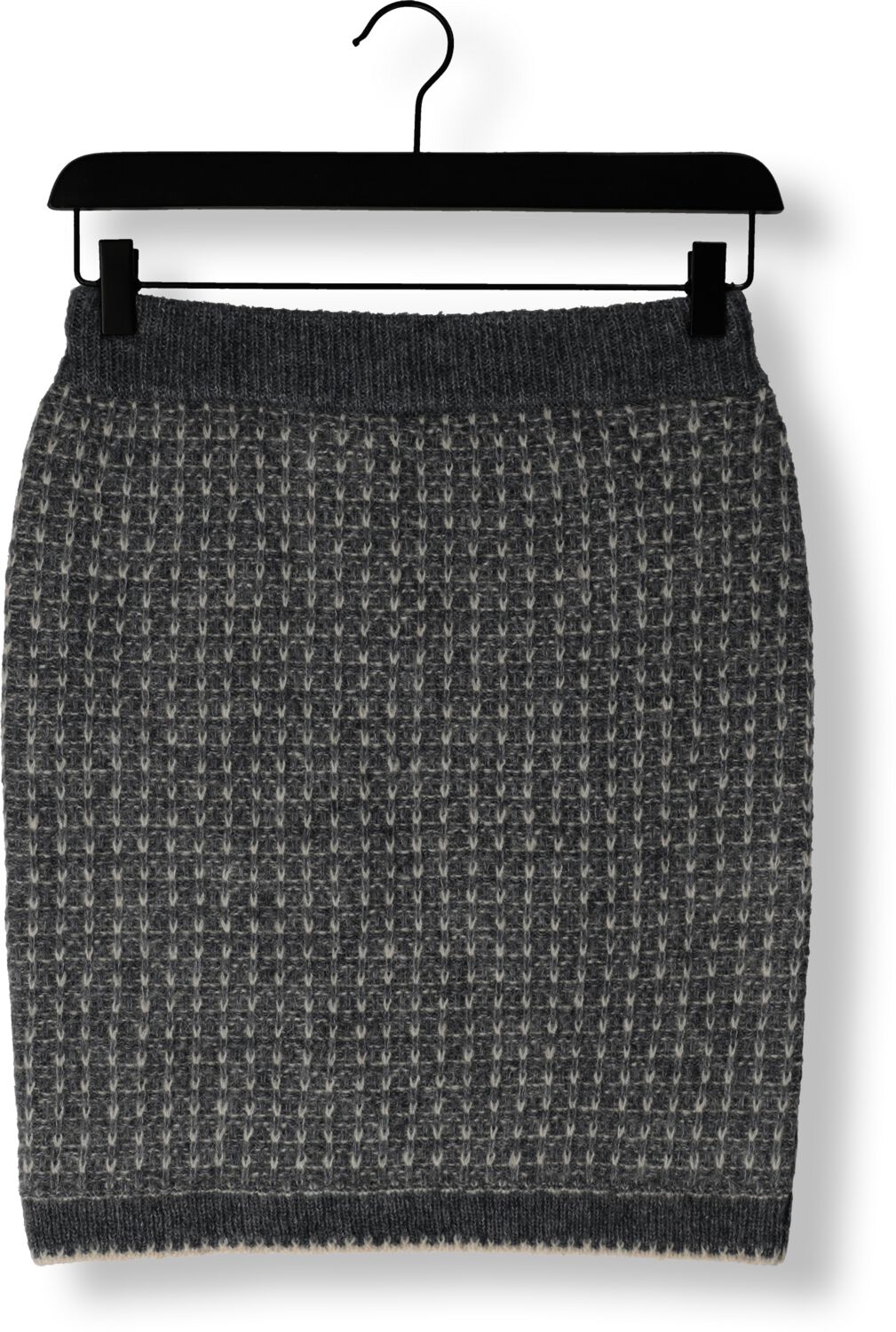 SELECTED FEMME Dames Rokken Slfsine Short Knit Skirt Donkergrijs