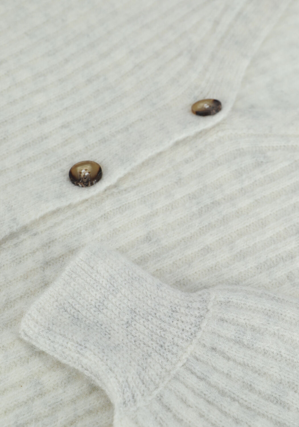 Ecru MODSTR&Ouml;M Vest GOLDIE CARDIGAN - large