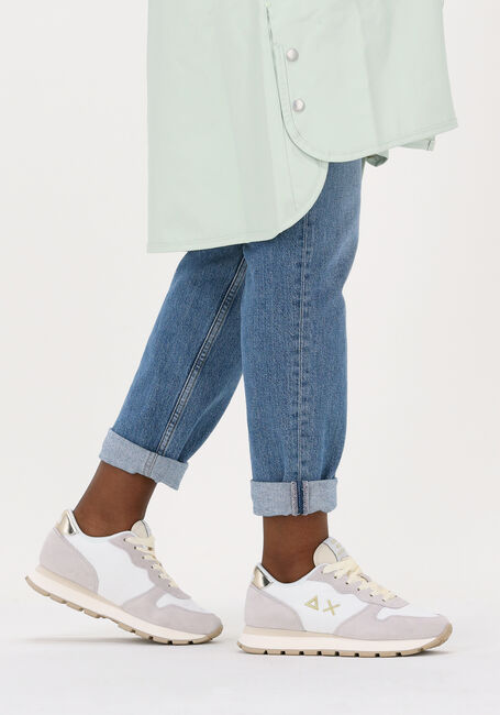 Witte SUN68 Lage sneakers ALLY GOLD - large