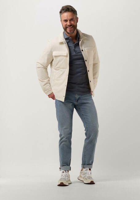 Lichtblauwe PROFUOMO Polo POLO LONG SLEEVE LS - large