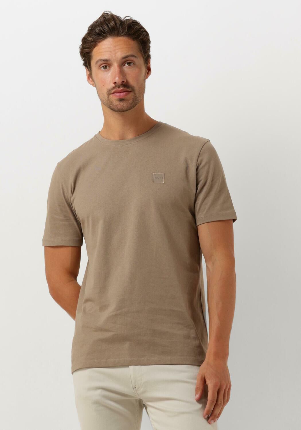 BOSS Heren Polo's & T-shirts Tales Bruin