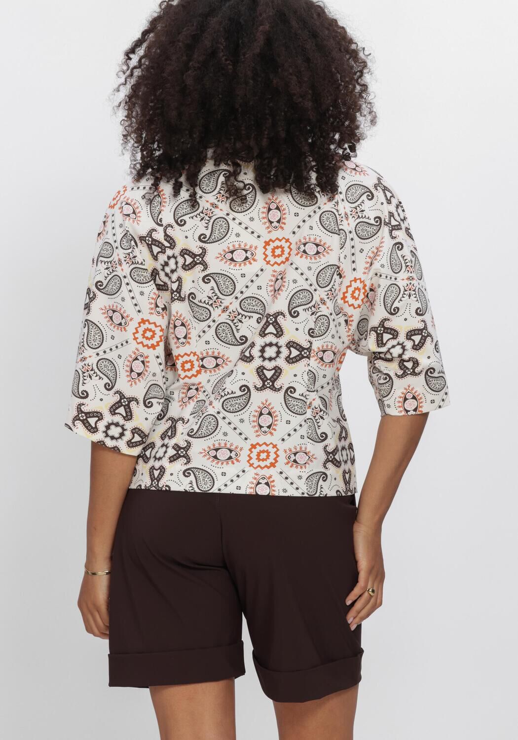 Gebroken wit STUDIO ANNELOES Blouses FABIENNE BLOUSE - large