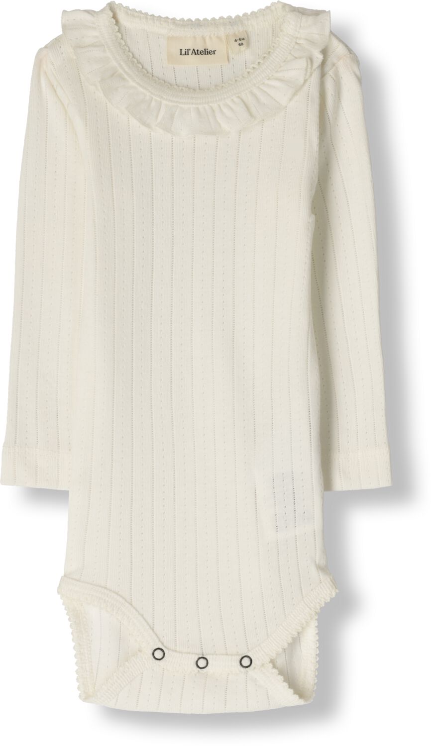 LIL' ATELIER Baby Rompers & Boxpakken Nbfrachel Nis Ls Slim Body Lil Noos Ecru