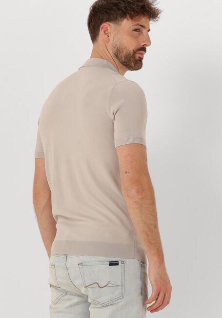 Beige GENTI T-shirt POLO BUTTON SS K2046-1260 - large