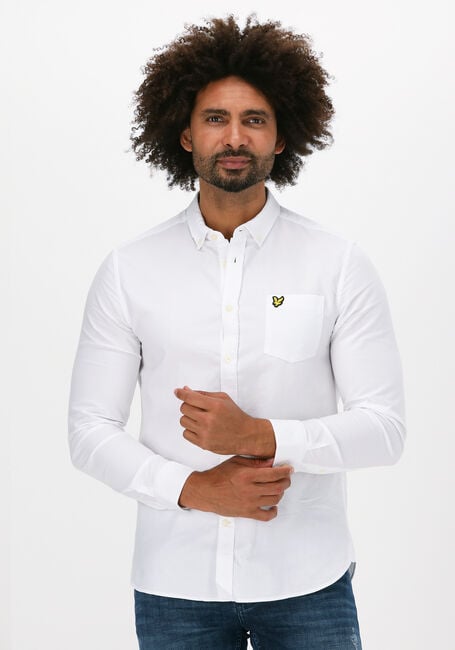 Witte LYLE & SCOTT Casual overhemd OXFORD SHIRT - large