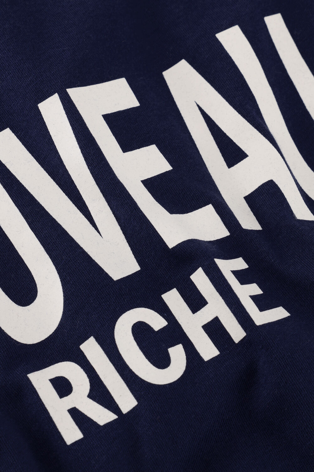 Blauwe RETOUR T-shirt ROSETTE - large