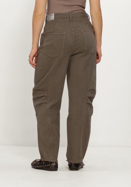 Bruine REFINED DEPARTMENT Barrel jeans LADIES WOVEN BALLOON FIT JEANS LYON - large