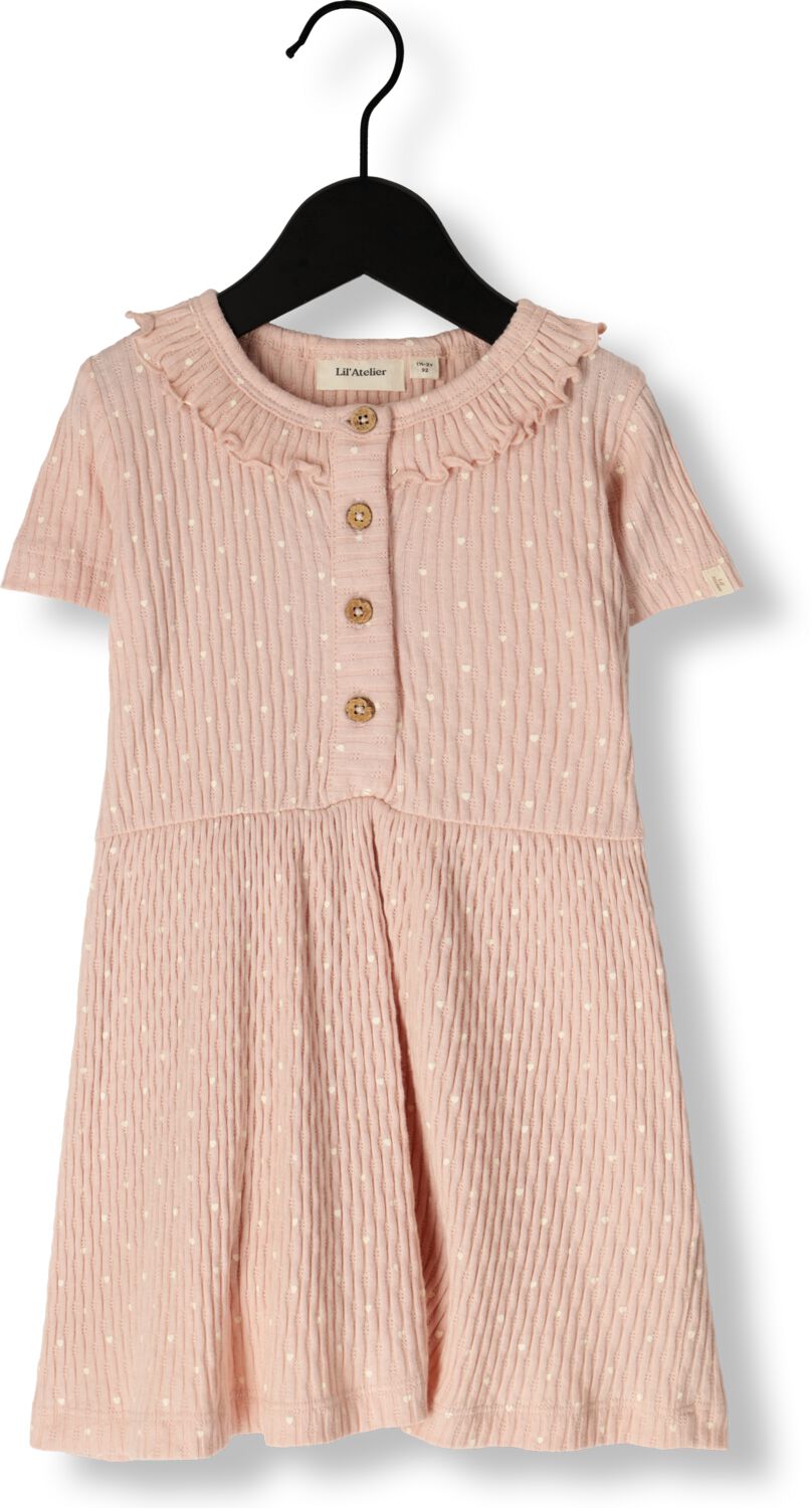 LIL' ATELIER Meisjes Jurken Nmffiducia Ss Dress Lil Lichtroze