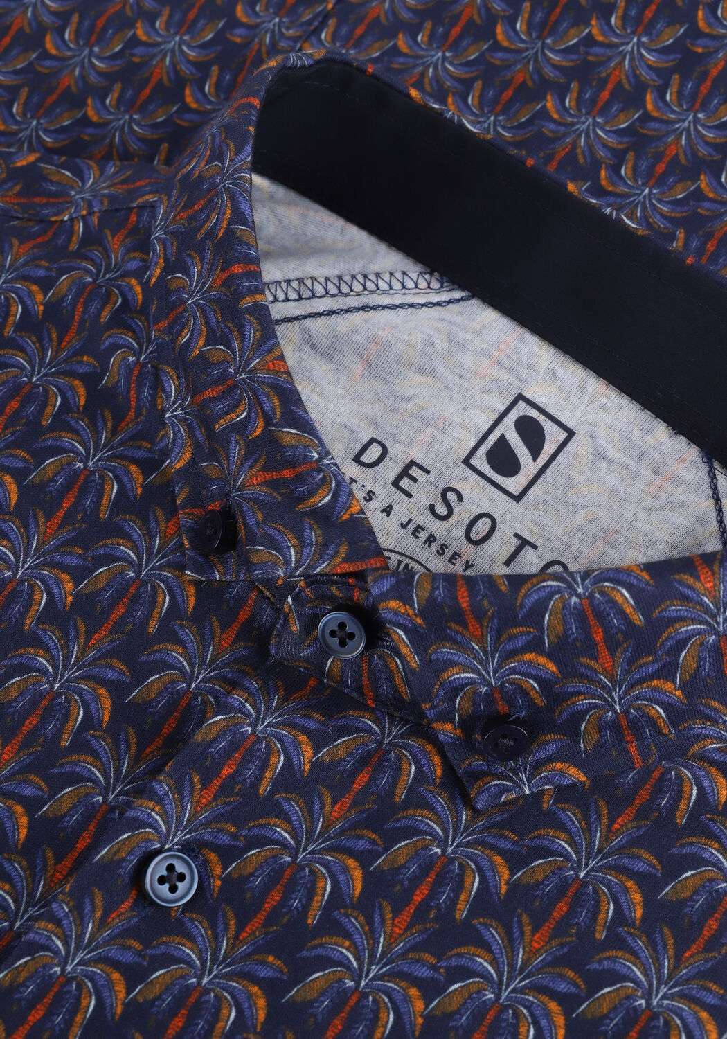 Blauwe DESOTO Casual overhemd MODERN BD - large