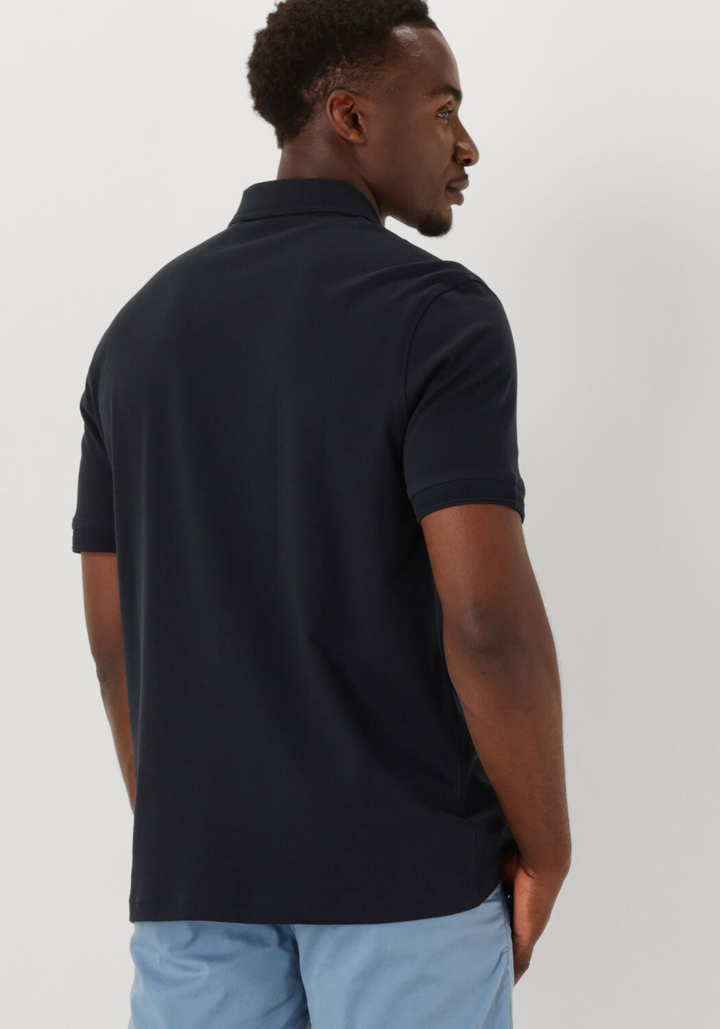 BOSS ORANGE Heren Polo's & T-shirts Pe_interlock Donkerblauw