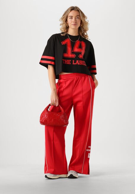 Zwarte ALIX THE LABEL T-shirt LADIES KNITTED CROPPED SPORTS Zwarte ALIX THE LABEL T-shirt LADIES KNITTED CROPPED SPORTS - large