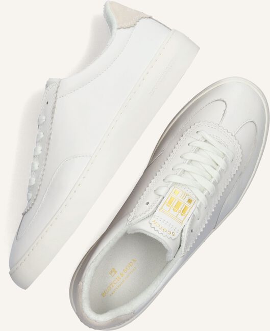Witte SCOTCH & SODA Lage sneakers PLAKKA Witte SCOTCH & SODA Lage sneakers PLAKKA - large