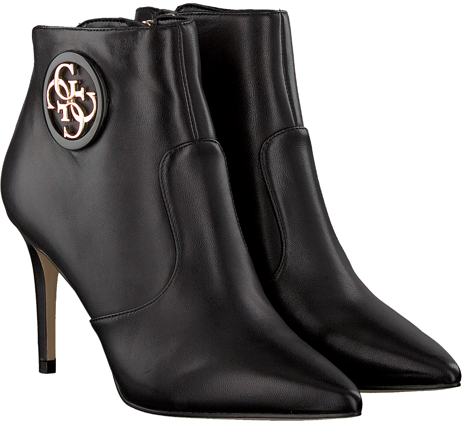 Zwarte GUESS Enkellaarsjes BYRNE | Omoda Zwarte GUESS Enkellaarsjes BYRNE | Omoda