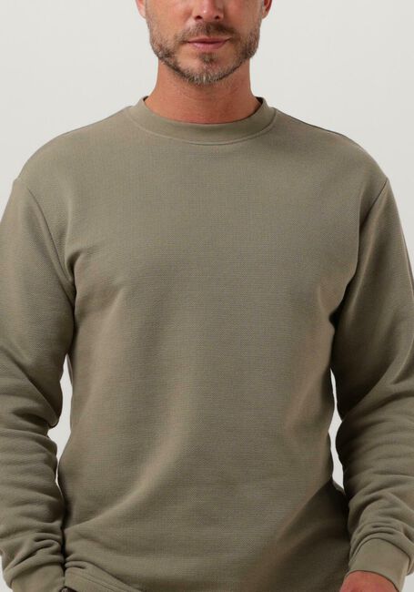 Olijf SELECTED HOMME Trui SLHDIMMY CREW NECK SWEAT W - large