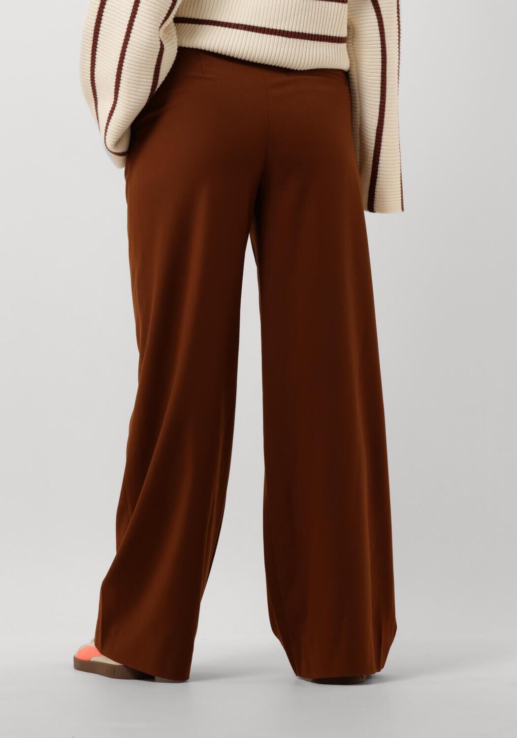 GESTUZ Dames Broeken Paulagz Mw Wide Pants Bruin