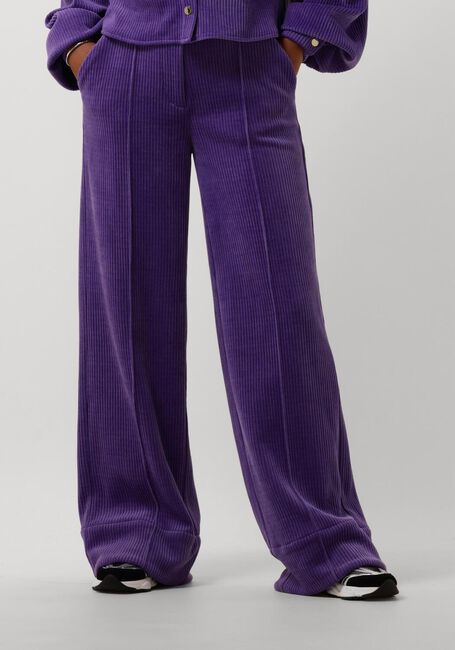 Paarse HARPER & YVE Wijde broek HOLLY-PA - large